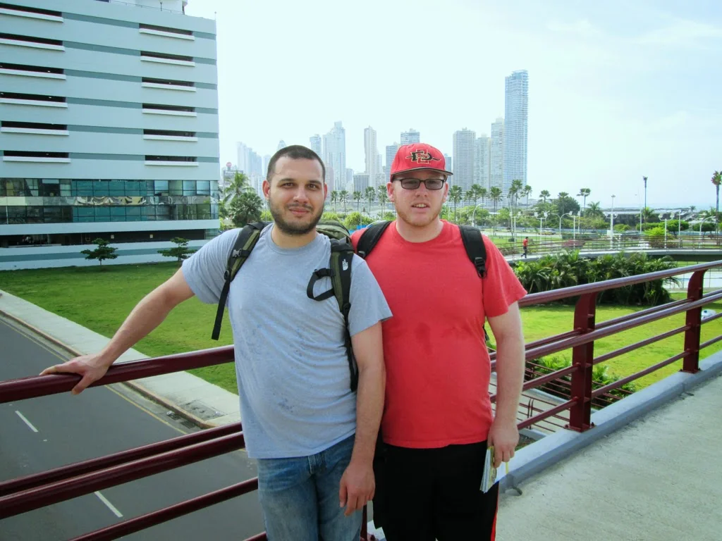 Michael and Dave in Panama City