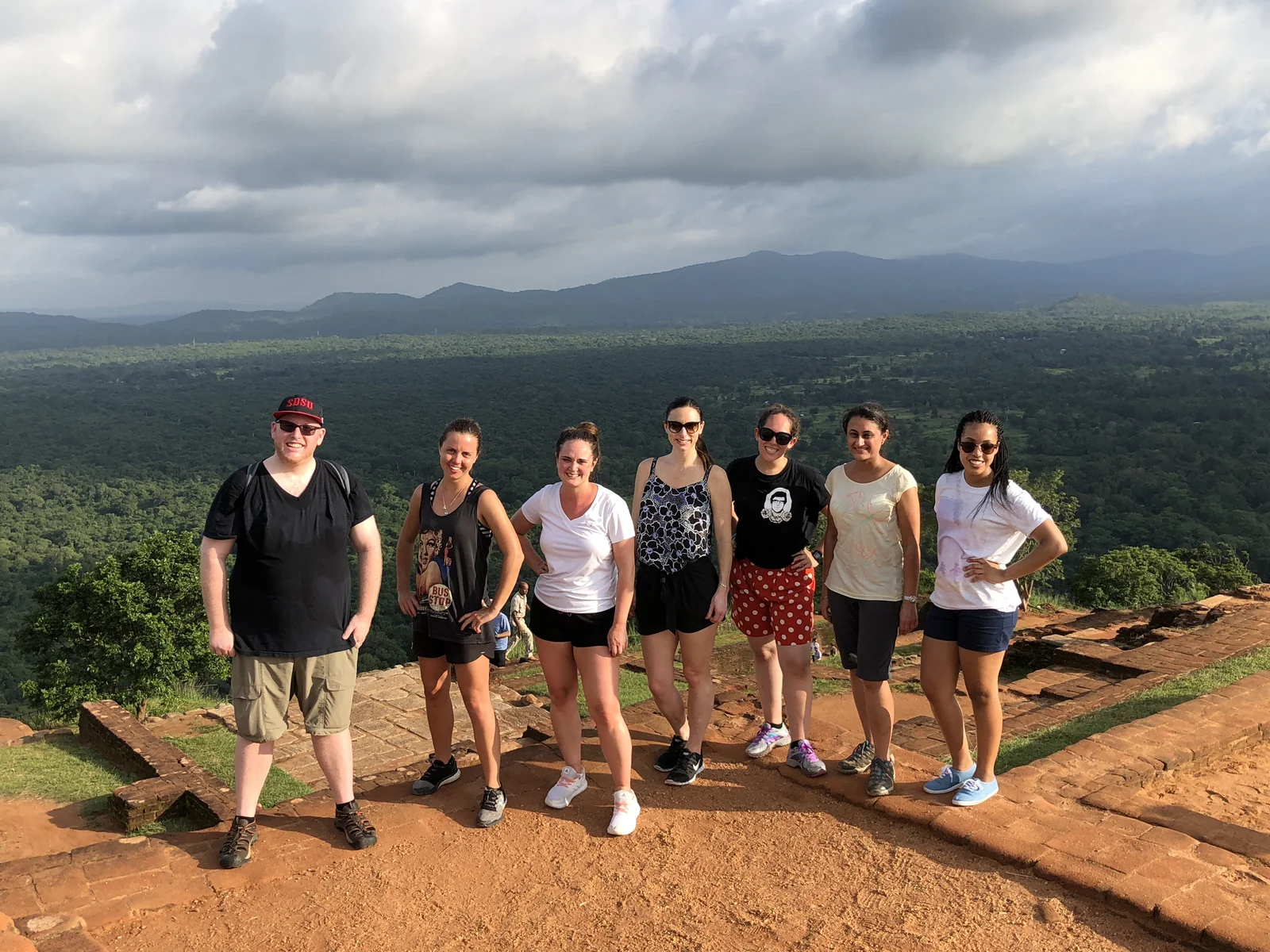 View from the summit of Sigiriya Rock, Sri Lanka